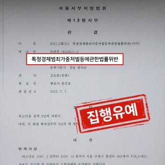 특정경제범죄가중처벌등에관한법률위반